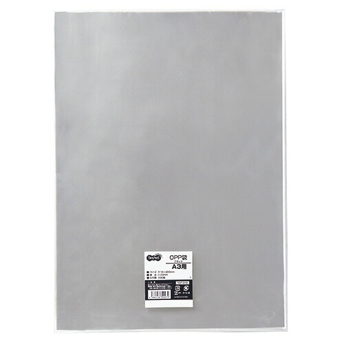 ＴＡＮＯＳＥＥ　ＯＰＰ袋　フラット　Ａ３用　３１０×４３０ｍｍ　１セット（１０００枚：１００枚×１０パック） 【送料無料】 6,912円