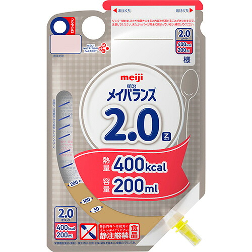 【お取寄せ品】 明治　メイバランス２．０　Ｚパック　４００Ｋ　２００ｍｌ　１セット（１２パック） 【送料無料】