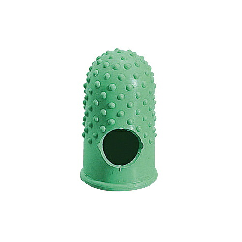 【お取寄せ品】 コクヨ　穴あき事務用指サック（抗菌仕様）　小々　グリーン　メク&minus;６　１セット（２００個） 【送料無料】｜ぱーそなるたのめーる