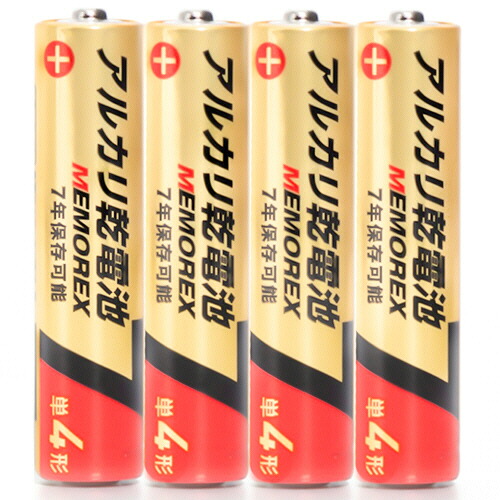 メモレックス・テレックス アルカリ乾電池 単4形 LR03/1.5V 40S7 1セット(400本:40本×10パック) 【送料無料】|ぱーそなるたのめーる