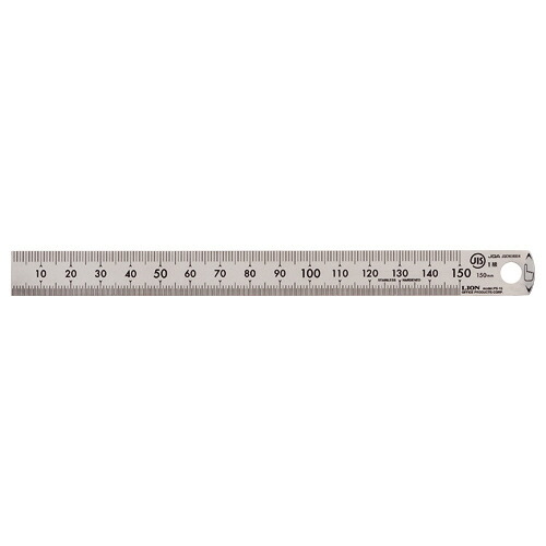 ライオン事務器　ステンレス定規　１５ｃｍ　ＰＳ－１５　１セット（５０本） 【送料無料】