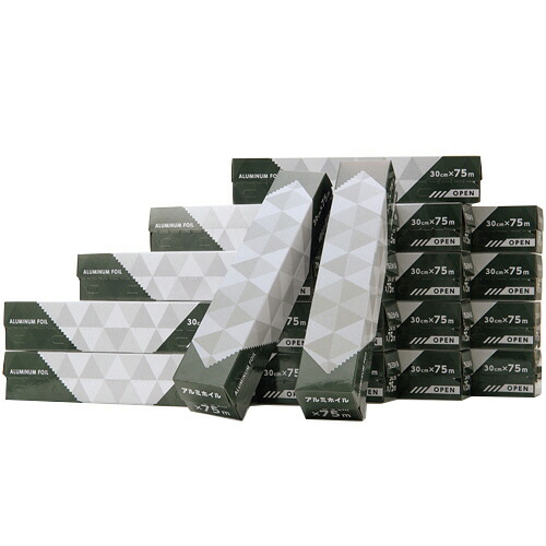 ＴＡＮＯＳＥＥ　業務用アルミホイル　３０ｃｍ×７５ｍ　１セット（２０本） 【送料無料】