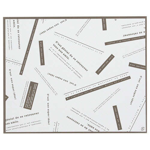 【お取寄せ品】 シモジマ HEIKO クレープ包装紙 四角 アミューズ 255×207 #004738228 1セット(4000枚:100枚×40パック) 【送料無料】|ぱーそなるたのめーる