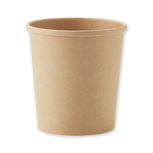 【お取寄せ品】 シモジマ　ＨＥＩＫＯ　食品容器　未晒フードカップ　４６０ｍｌ　＃００４５００００３　１セット（５００個：２５個&times;２０パック） 【送料無料】｜ぱーそなるたのめーる