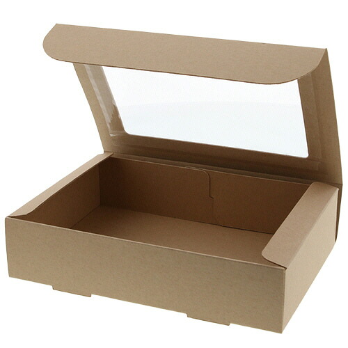 【お取寄せ品】 シモジマ　ＨＥＩＫＯ　箱　フレームＢＯＸ　ＦＬ－４　クラフト　＃００６２０４１４３　１セット（２００枚：１０枚×２０パック） 【送料無料】