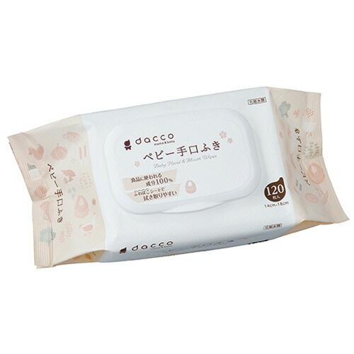 おしりふきフタ付（dacco）厚手タイプ　80枚入×36個　3箱 ベビーおしりふき ふた付 - dacco mama&baby