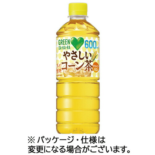 サントリー　ＧＲＥＥＮ　ＤＡ・ＫＡ・ＲＡ　やさしいコーン茶　６００ｍＬ　ペットボトル　１セット（４８本：２４本×２ケース） 【送料無料】