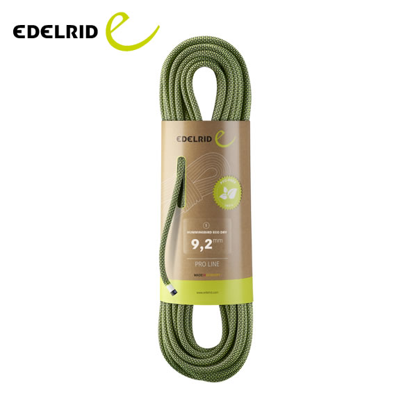 エーデルリッド EDELRID ハミングバードエコドライ 9.2粍 60m 3420g 770050 ER71342.060 国内定まり品