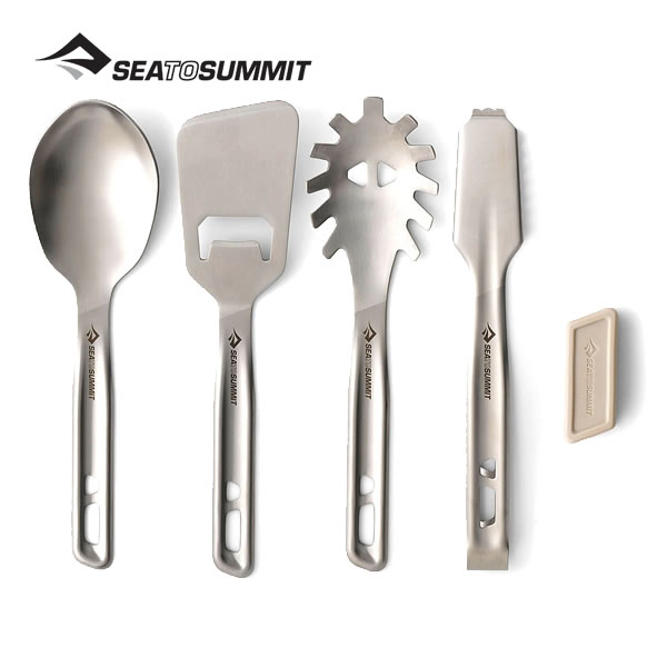 シートゥサミット SEA TO SUMMIT ディツアーステンレスユーテンシル4点セット cp 730000 ST84412001 国内正規品｜P2 Chiba Peak Pulse