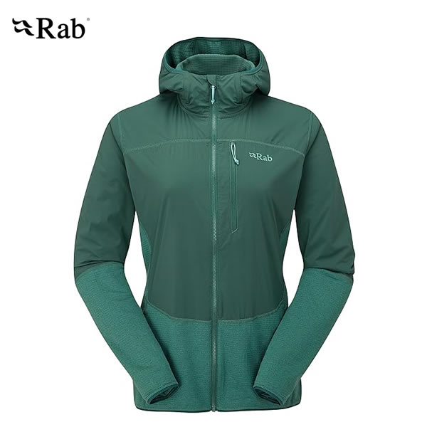 Rab ラブ アセンダー サミット フーディ ウィメンズ  QFF-41  海外サイズ表記 国内正規品