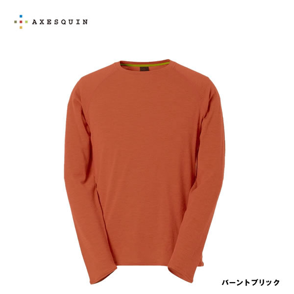 AXESQUIN アクシーズクイン Creare Merino LS 120 Tee 011156 国内正規品【10％OFF】【2603sale】