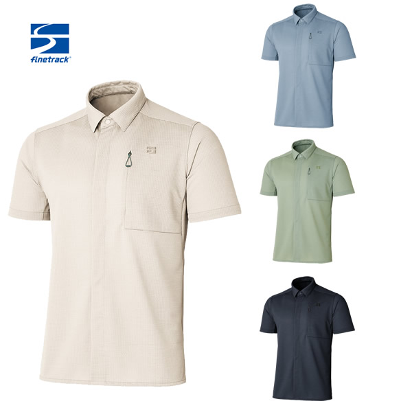 ファイントラック finetrack ラミースピンニットシャツ半袖 MEN'S 男性用 cp FMM1602 国内正規品｜P2 Chiba Peak Pulse