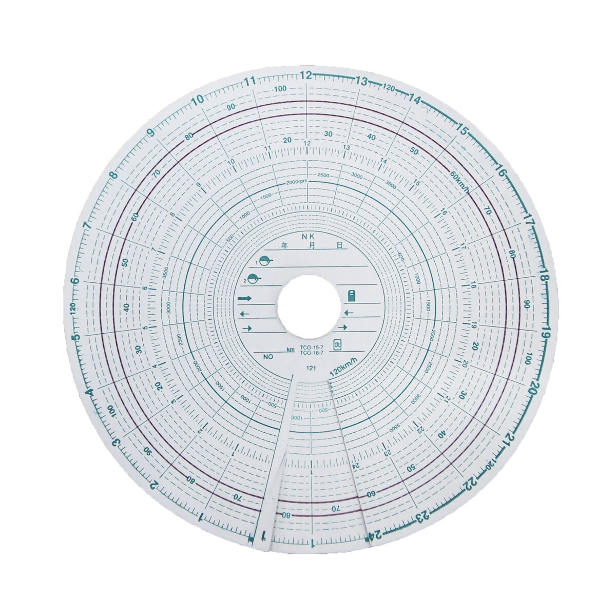 楽天市場】【1日限定ポイント3倍！】タコグラフチャート紙 回転記録なし 7日間 120km/h 10組入 再生紙 赤ライン入 赤箱相当品 丸型 :  パーマンショップ 楽天市場店