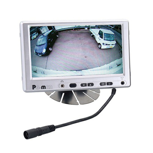 TFTモニター 7インチ 当社製バックカメラ用 交換部品 DC12/24V スピーカー内蔵 約38万画素 コード0.2m (スタンド別売) ディスプレイ 車載