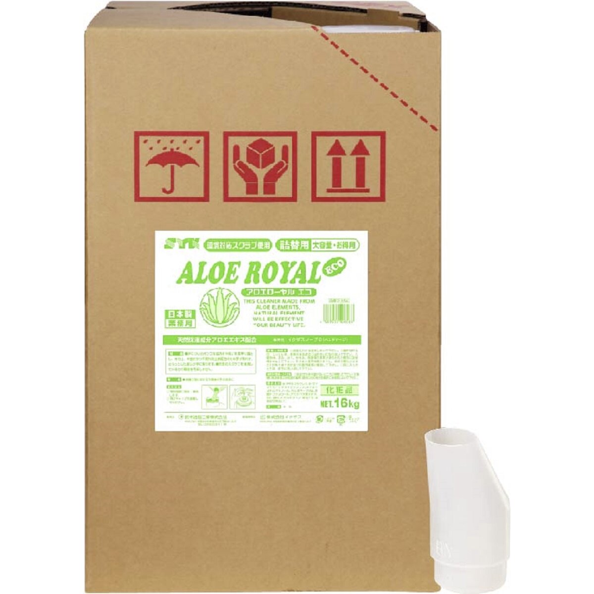 アロエローヤル エコ 16kg 手洗用 中性 生分解 スクラブ 業務用 ハンドソープ｜パーマンショップ 店