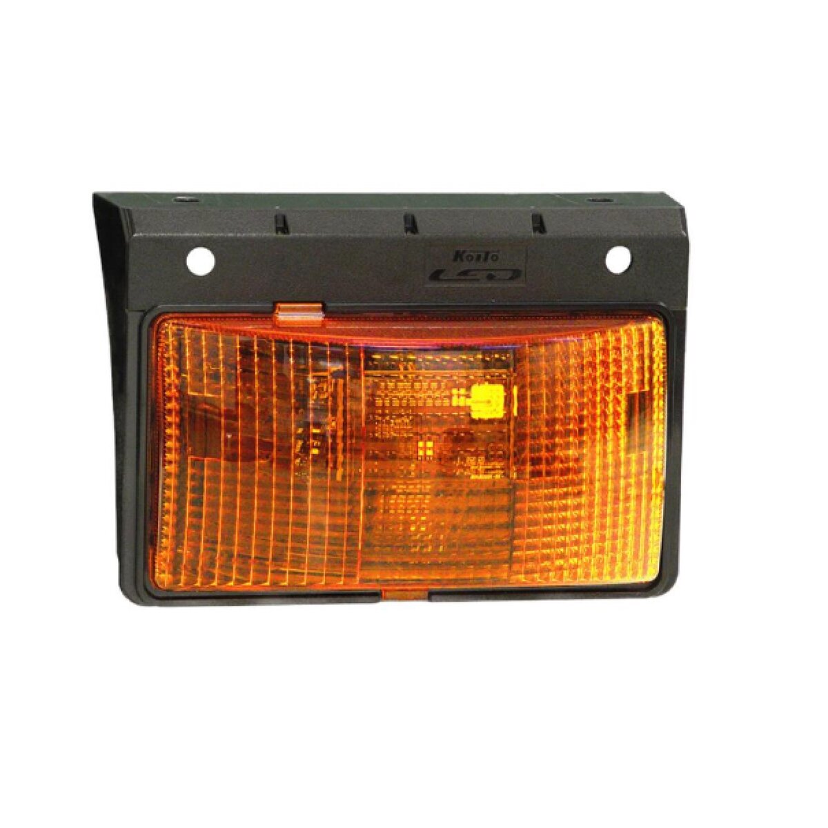 楽天市場】KOITO LED中間サイドターンシグナルランプ クリア アンバー