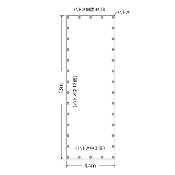 Uvシルバーシート 大型車用 巾4 4 長さ13m 4000 防水 土木 Diy 園芸 災害 Aplusfinance Blog Com