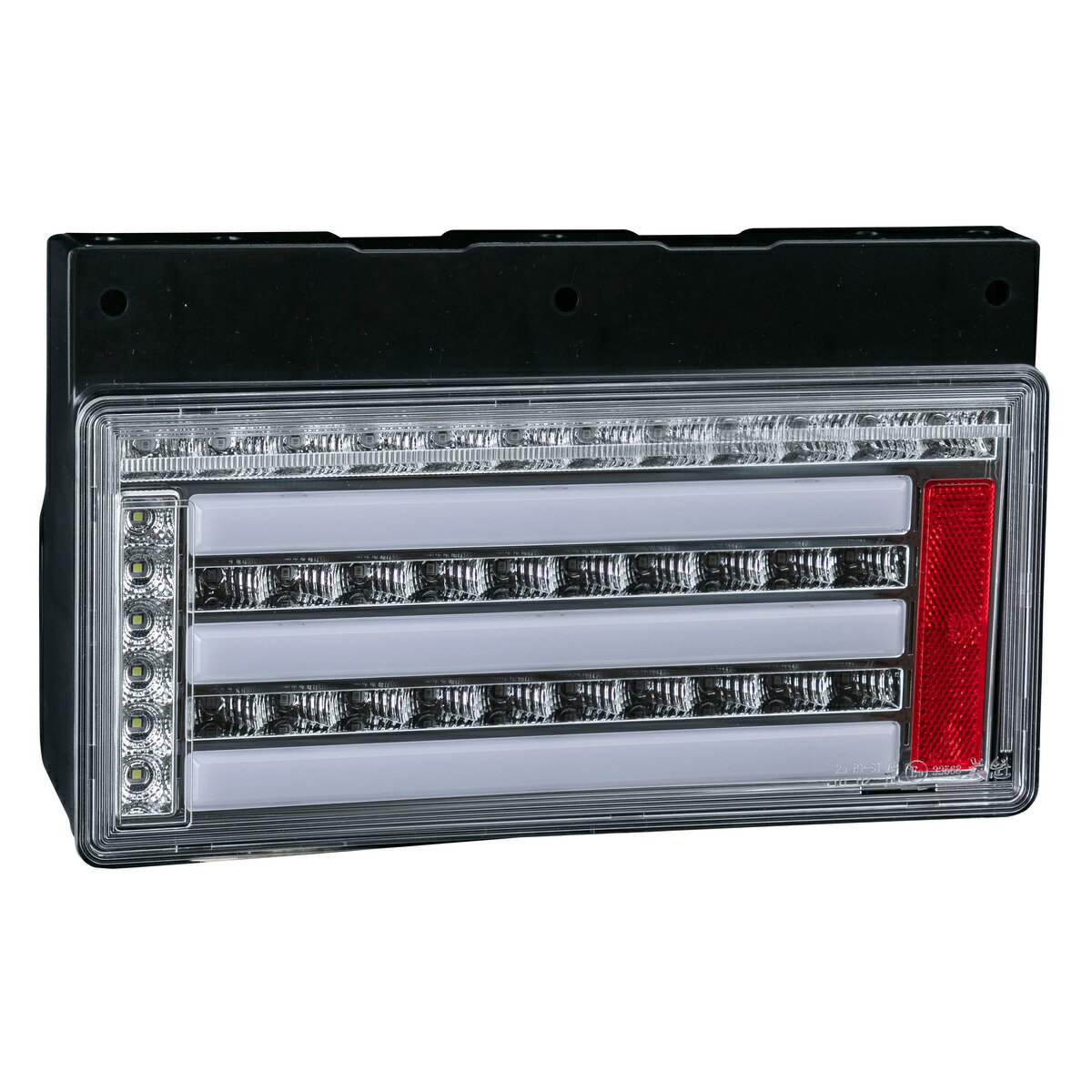 COMBO 零 花魁 テールランプ led Sサイズ クリア 2個セット 24V 角形テール 三菱ふそう スーパーグレート ESS対応 保安基準適合 トラック用 電飾パーツ