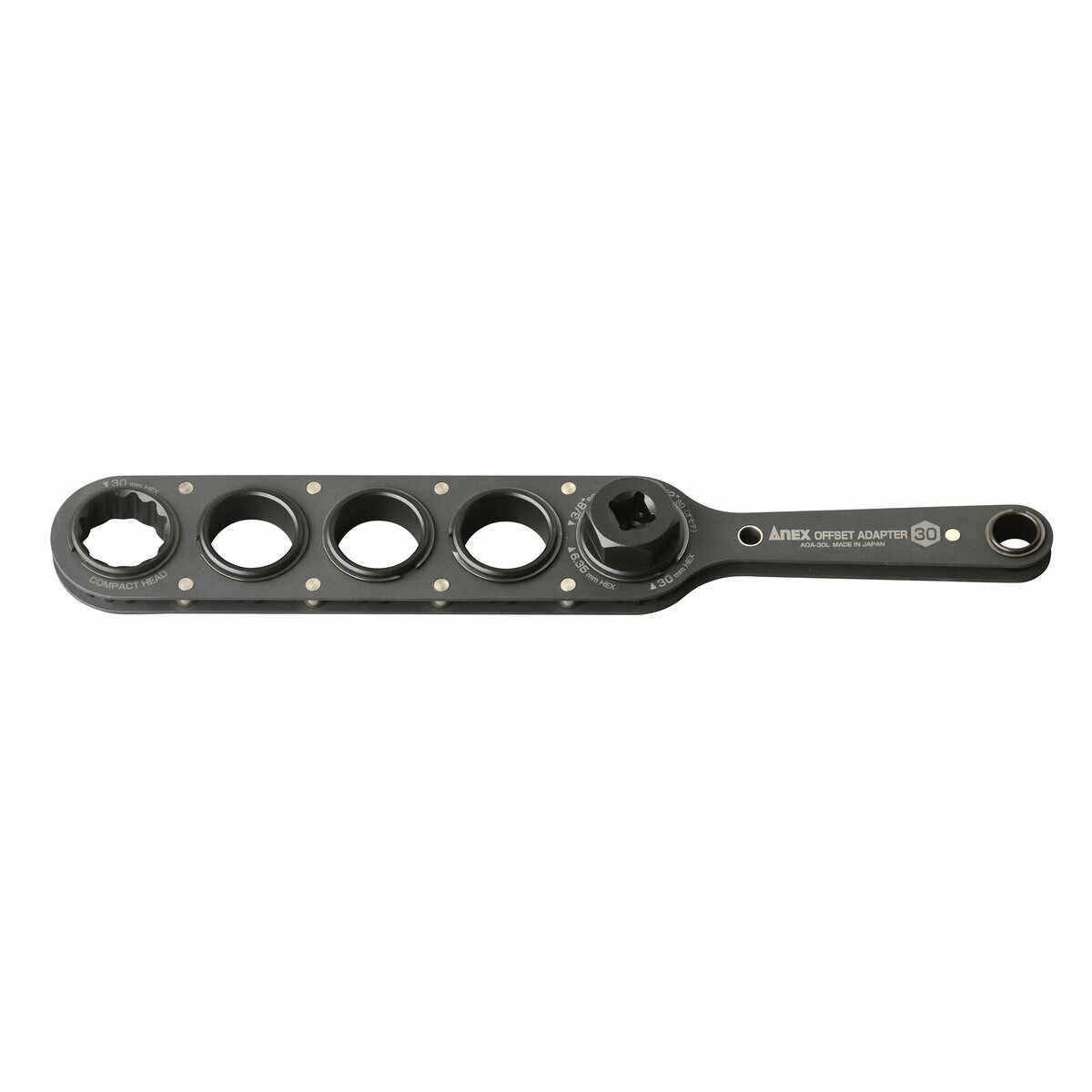 オフセットアダプター ロングタイプ H30mm インパクトレンチ対応 狭い場所の締め作業に 工具