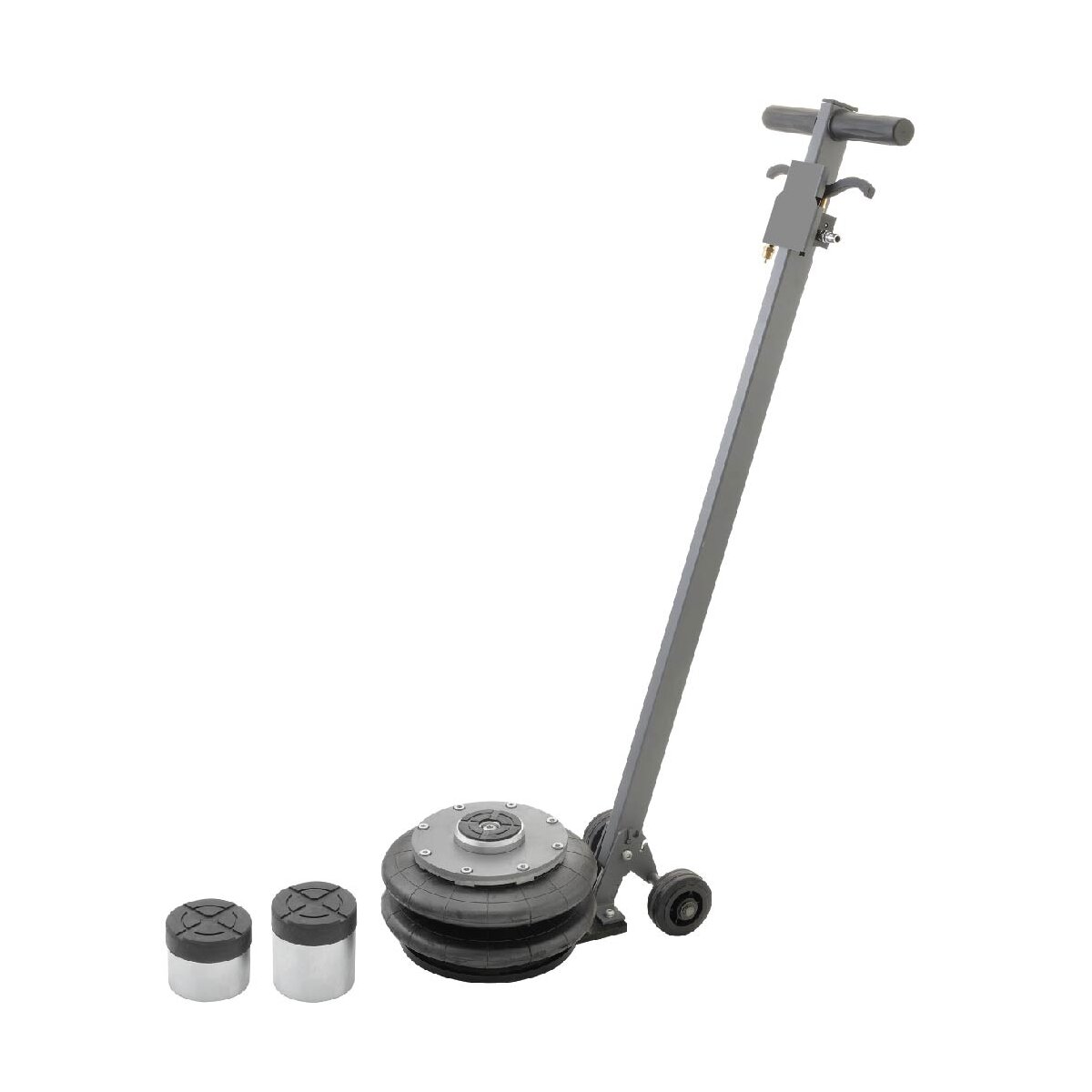 【Pa-manオリジナル】 バルーンジャッキ ロングハンドル 低床車用 エア式 2ton 延長アダプタ付 軽量 スピード作業