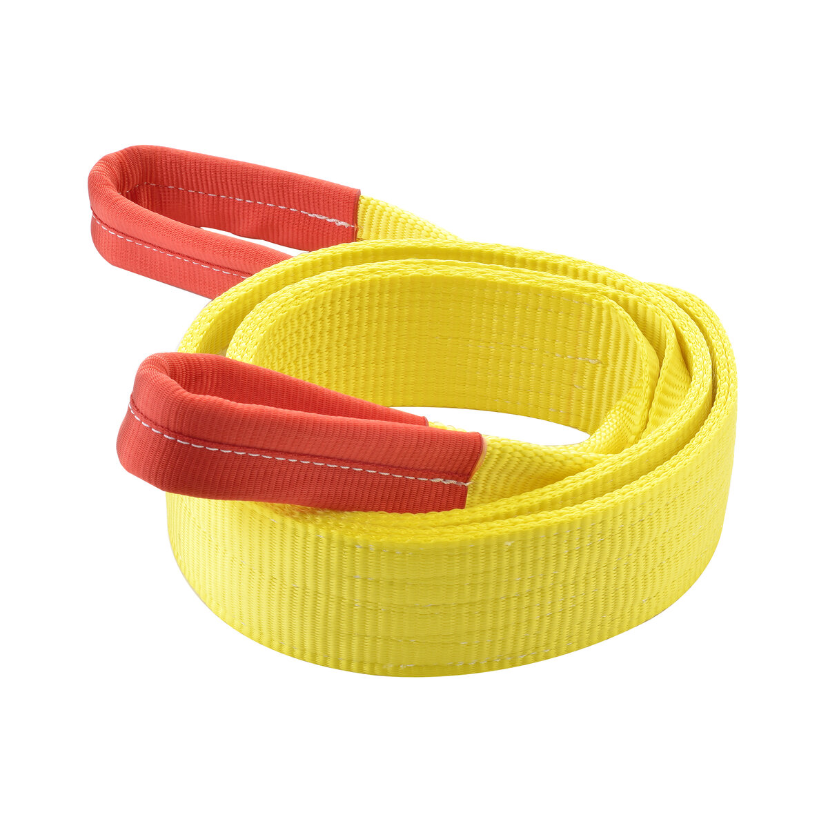 【Pa-manオリジナル】 ポリベルトスリング ポリ入りかため ソフト面なし 1本 5m 巾75mm 厚み約7.4mm JIS 吊り具