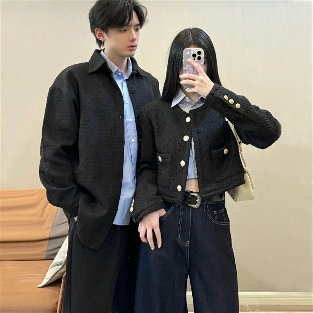 ペアルック レディース アウター メンズ ブランド 韓国風 シンプル 高級 秋 冬 ブランド ペアルック カップル お揃い 服 おしゃ