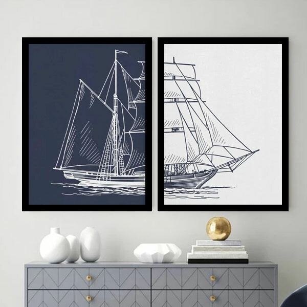 楽天市場】絵画 アート 船 シップ ヨット ふね 壁掛け インテリア【同