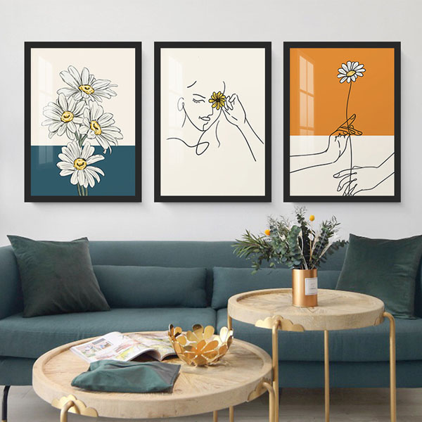 アートポスター　額入り 楽天市場】額入り アートポスター 33×43cm アートパネル 3枚セット 枠