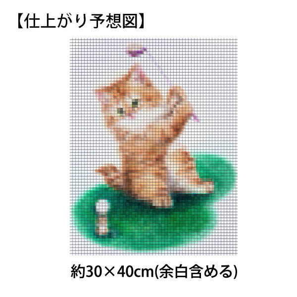 楽天市場 フル ダイヤモンド刺繍 キット ビーズ刺繍 ゴルフ猫 ネコ キャラクター ポップ モザイクアート リハビリ 趣味 絵画 カラービーズ ハンドメイド Peachyshop楽天市場店