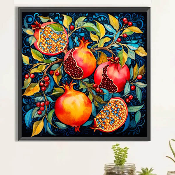 ダイヤモンドビーズ完成品【水彩画風現代アート】 ダイヤモンドビーズ完成品【水彩画風現代アート】 Amazon
