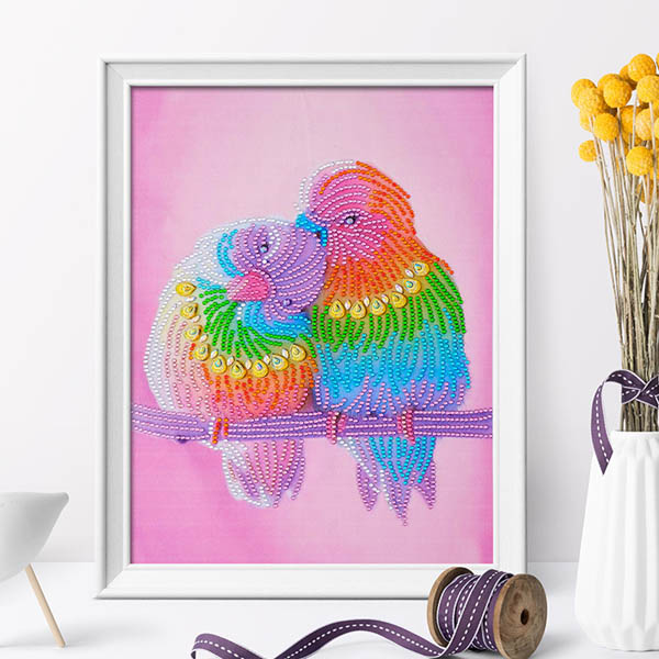 鳥さんのダイヤモンドアート Amazon.co.jp: ダイヤモンドアート 四角いビーズ 全面 40x50cm