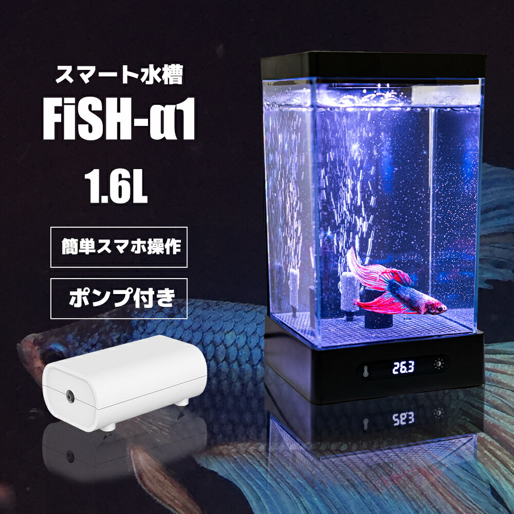 ★特価 小型観賞魚コンパクト水槽 水温調整可能 ライト付き ベタ 金魚 熱帯魚⭐︎ Amazon | 小型ベタ水槽 1.4Lコンパクト水槽キット 20-30°C温度