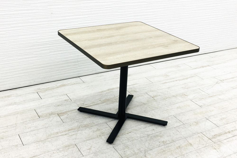 カフェテーブル 中古 クオン 幅800 休憩室テーブル 中古オフィス家具 800/800/700【安心の6ヶ月保証・初期不良返品交換】