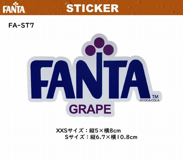 楽天市場】ファンタ FANTA ステッカー Sサイズ シール デカール