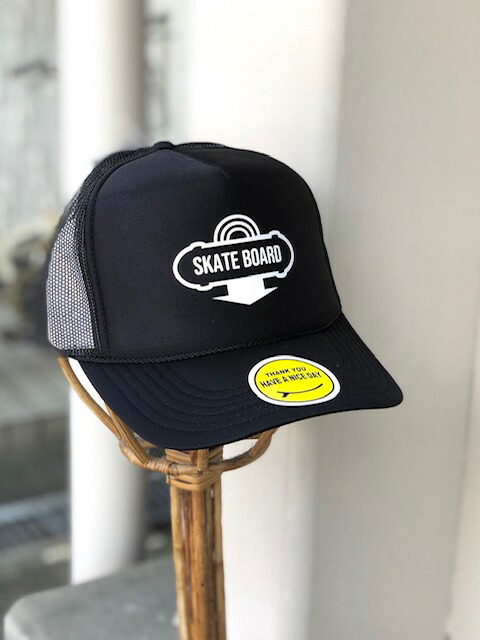 楽天市場】スケートボードパーク メッシュキャップ ブラック 黒