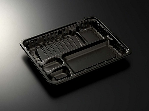 【入れもの売りわたす】CTガチ弁 IK26-20BS BK 身（1入れもの/600枚入） 弁当箱・弁当袋-弁当箱・水筒