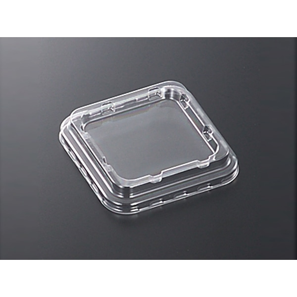 【ケース販売】中央化学　Ｃ&minus;ＡＰカップ８８角　平蓋（1ケース/1500枚入）【規格内容】幅９０&times;奥行９０&times;高さ１６ｍｍ｜PACKGARAGE