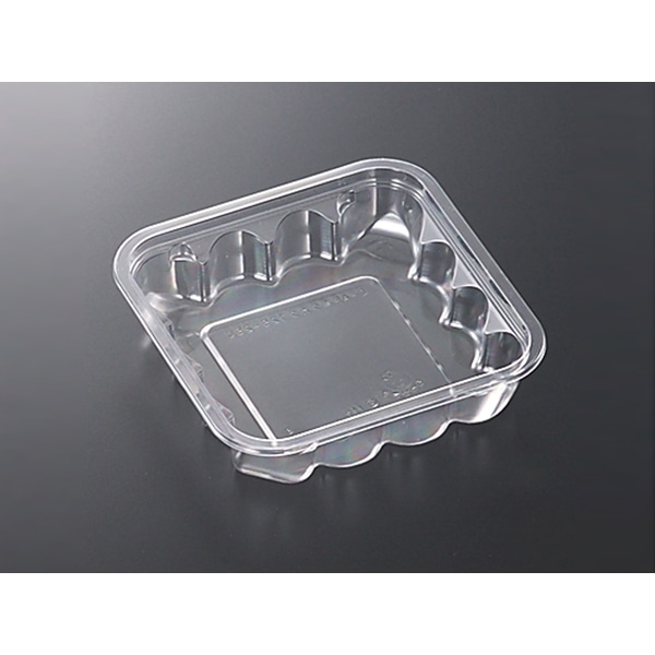 【入れもの売りわたす】中央化学 Ｃ－ＡＰ菊角優勝杯１２５－２５０ 身（1入れもの/1500枚入）【判定基準認知的内容】幅１２５×奥ふかさ１２５×高さ３０粍 大人用弁当箱-キッチン用品・食器・調理器具