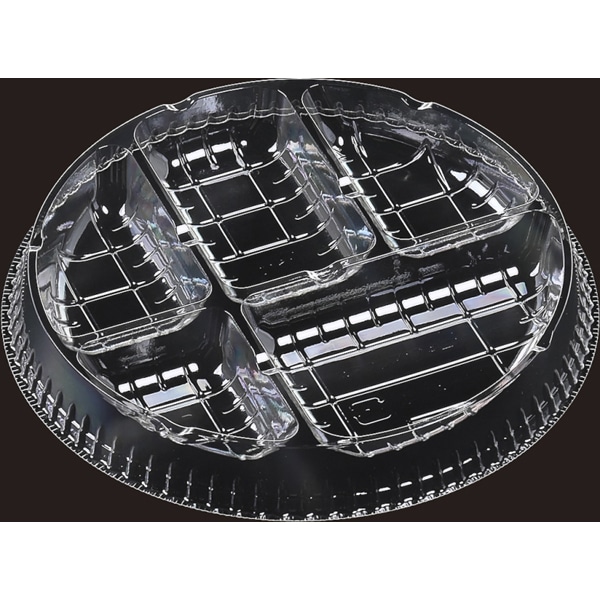 【ケース販売】エフピコ 冷麺容器 ＡＰクレア１７中皿１ ＡＰエコ（1ケース/2400枚入） F040204｜PACKGARAGE