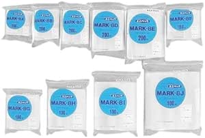 【容れもの売りわたす】セイニチ ファスナー付ポリ袋 ユニパック MARK-8G（1容れもの/2500枚入）大きさ：ファスナー下×袋巾×奥ふかさ粍/200×140×0.08 4909767112574