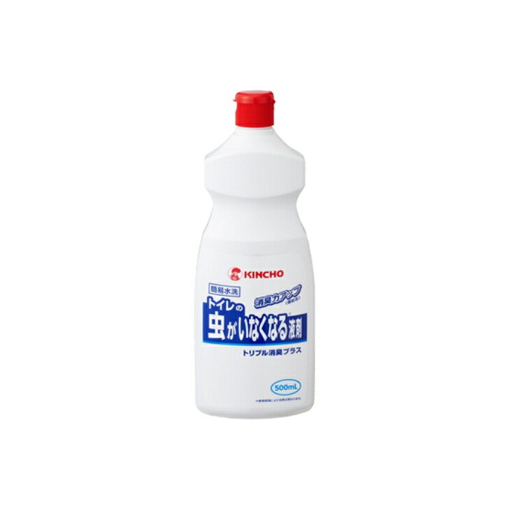 【まとめ買大特価】金鳥(キンチョウ)トイレの虫がいなくなる液剤 トリプル消臭プラス500mL(ポリ容器)(1ケース/12本入)×2ケース|PACKGARAGE