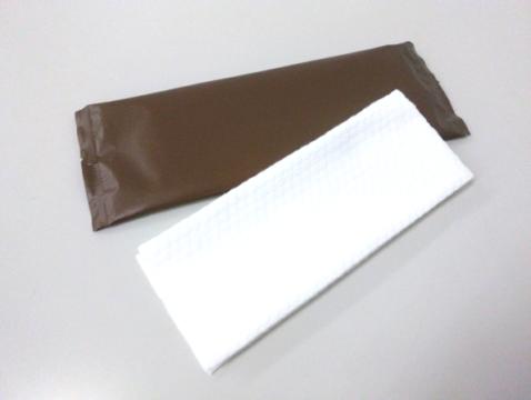 【容れもの売りわたす】おしぼりＰａｌｅｔｔｅ 平 185×260粍 赤銅色（1容れもの/1200枚入）