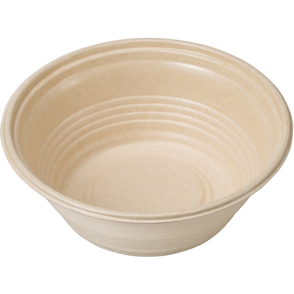 【ケース販売】パルプモールド（紙）容器　ＫＭＰ丼１７０本体　ナチュラル（1ケース/450個入）4580319658933｜PACKGARAGE
