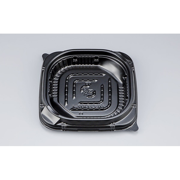 【入れもの売りわたす】どんぶり入れもの ＴＮ晩ご飯丼１７－Ａ 黒中皿（1入れもの/600枚入）4935168365318