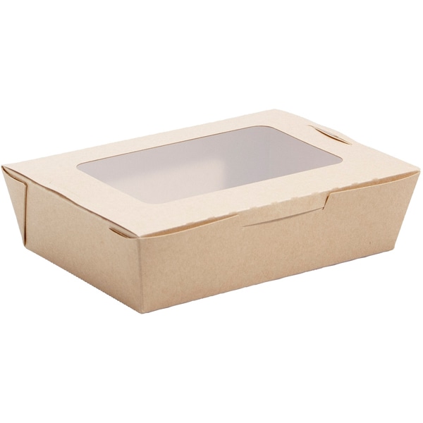 【入れもの売りわたす】持ち帰り入れもの 罰金 テーパーＢＯＸ 窓付（Ｍ）（1入れもの/200枚入）4571164183633