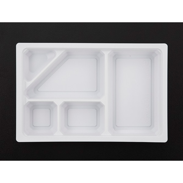 【ケース販売】箱弁当 K−BOX90−60A中仕切白(1ケース/600枚入)4580319656014|PACKGARAGE