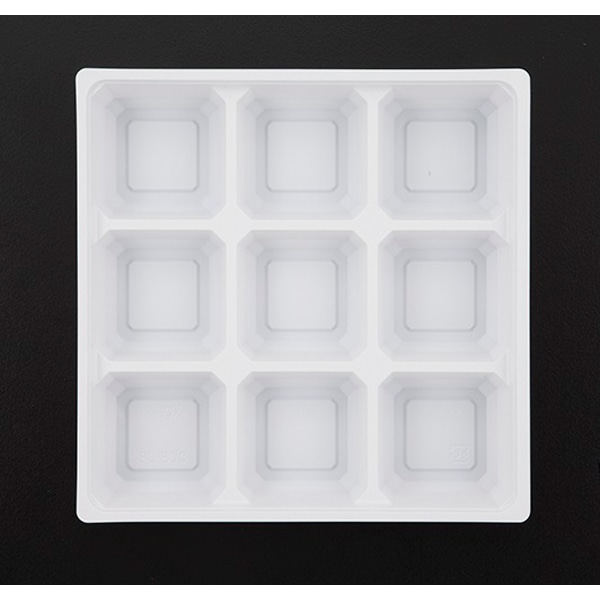 【入れもの売りわたす】紙箱弁当 Ｋ－ＢＯＸ ８０－８０Ｃ 中仕切り 白（1入れもの/600枚入）4580319657219