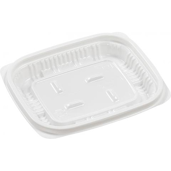 【入れもの売りわたす】惣菜入れもの ＦＴ惣菜１３－１１（１７）Ｖ 本体 白（1入れもの/1800枚入）4549379038635