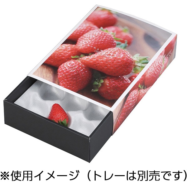 【ケース販売】Ｌ&minus;２３９６　ストロベリー　スライドＢＯＸ（1ケース/100セット入）4960457012338｜PACKGARAGE 28,340円