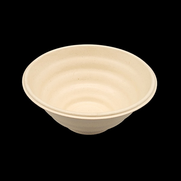 【容れもの売りわたす】ムギ＆竹どんぶり鉢 Ｌ ＷＩＴＨＰＬＡ（1容れもの/800枚入）4562404860780